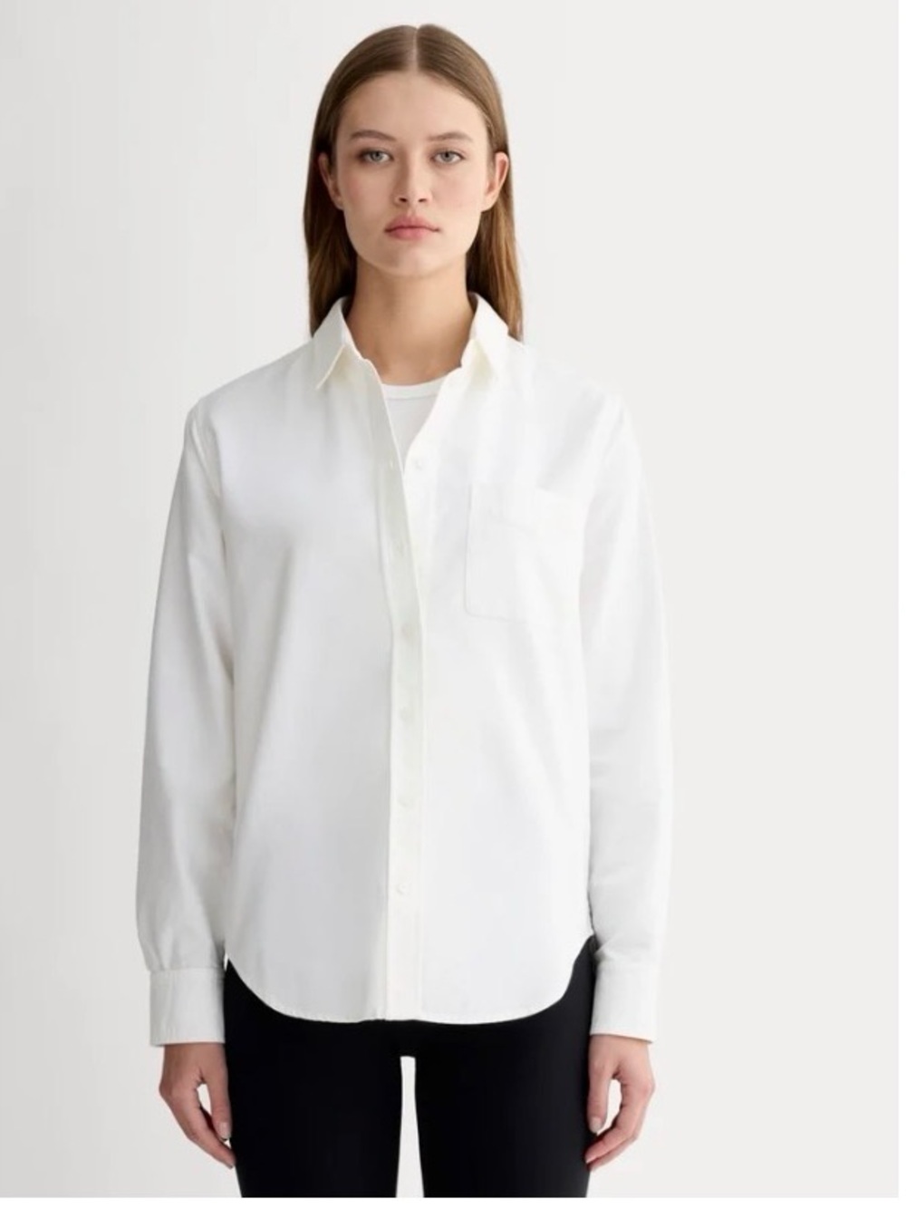 Everlane Relaxed Oxford Shirt --Organic Cotton - White